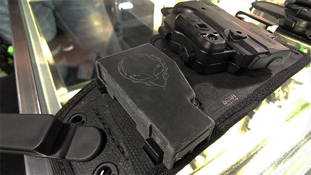 This IWB holster from Alien Gear has an integrated fan (Photo: Jacki Billings)