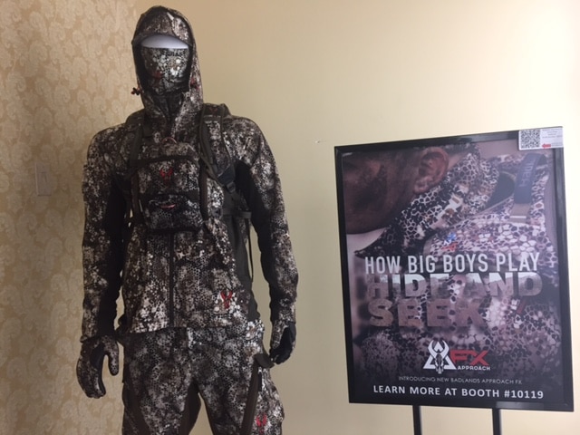 New camo patterns and gear come out every year, but this FX Approach setup from Badlands was getting the most looks. (Photo: Kristin Alberts/Guns.com)