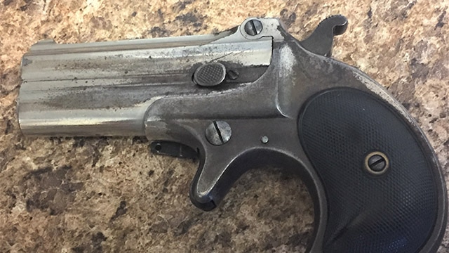 Original working prototype of the very first Bond derringer-later named the Cowboy Defender. (Photo: Eve Flanigan)