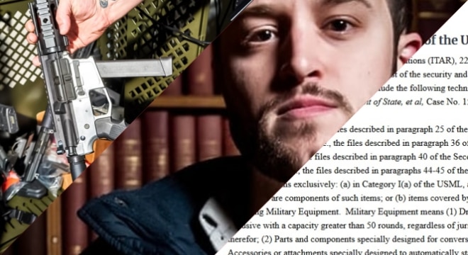 Cody Wilson's Defense Distributed organization has won a series a legal victories against gun control groups and the federal government in recent weeks, going on to be granted an exception by the U.S. State Department to export controls on 3-D printed gun files. (Photos: Collage of images from DefDist/State Department)