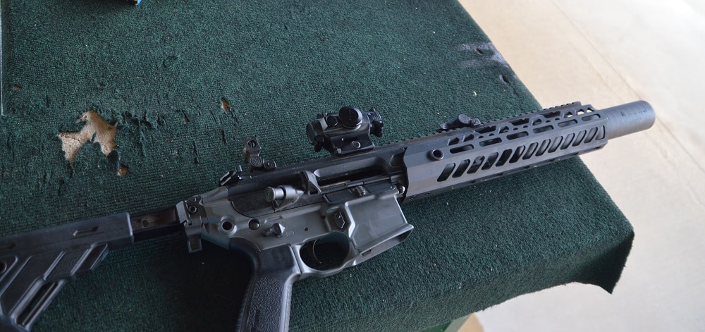 While it is not known what upper SOCOM has chosen from Sig Sauer, the company introduced their SUR300 .300 BLK Upper Reciever Group, compatible with both MCX and AR-style lowers, earlier this year. (Photo: Chris Eger/Guns.com)