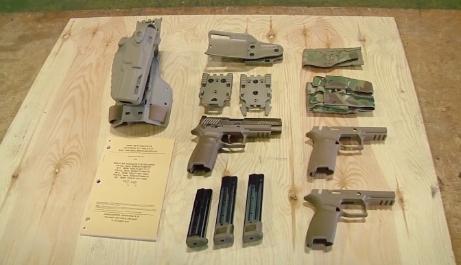 Images of M17s fielded with the Army currently in circulation often show Safariland's Level III 7TS holster series in use. (Photo: U.S. Army)