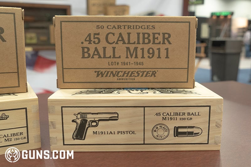 Winchester WWII Victory Series .45 cal M1911 Ammunition