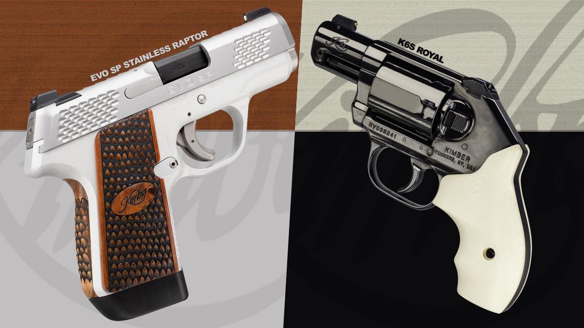 Kimber Introduces New Royal K6s, EVO SP Stainless Raptor (VIDEO)