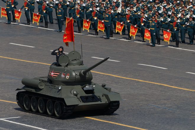 Russian T-34 Victory parade 2019