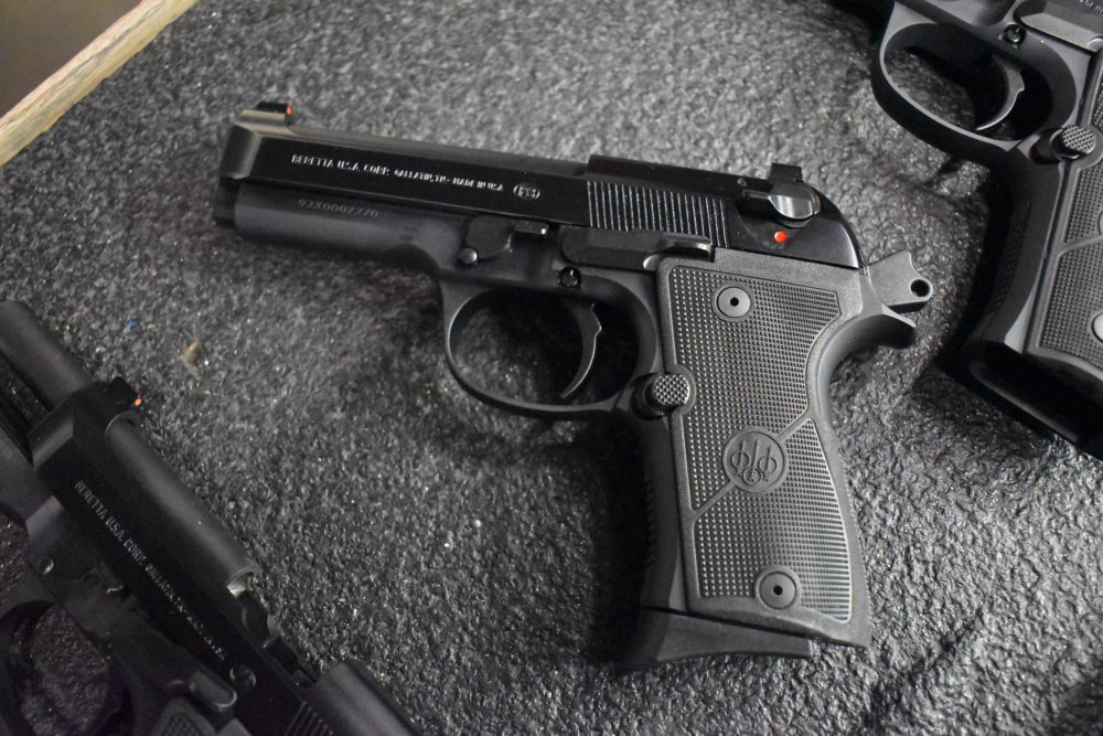 The Beretta 92X Compact with the classic smooth dustcover
