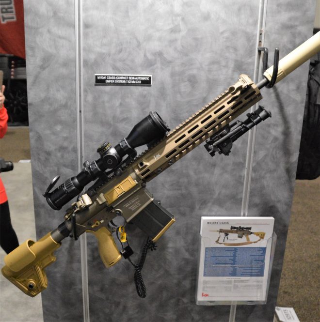 The very similar M110A1 CSASS, also made by HK. (Photo: Chris Eger/Guns.com)