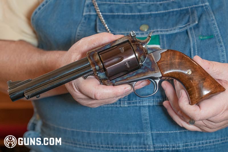 Texas Longhorn Arms ‘Grover’s Improved #5’ .44 Magnum revolver. (Photo: Ben Philippi / Guns.com)