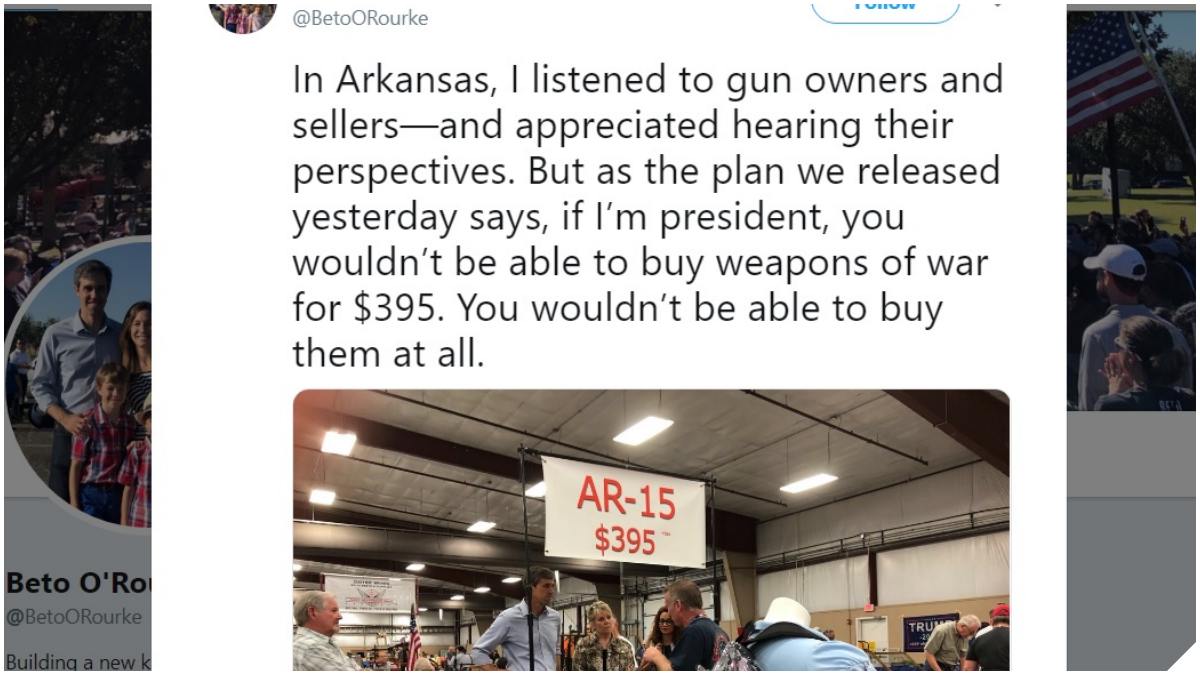 Beto ORourke on AR15s You Won't Be Able to Buy Them At All cover