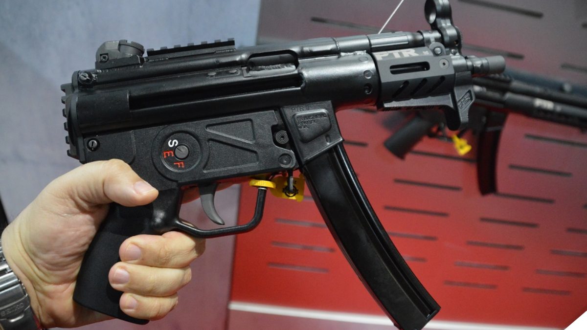PTR 9KT, a semi-auto send up of the HK MP5K.