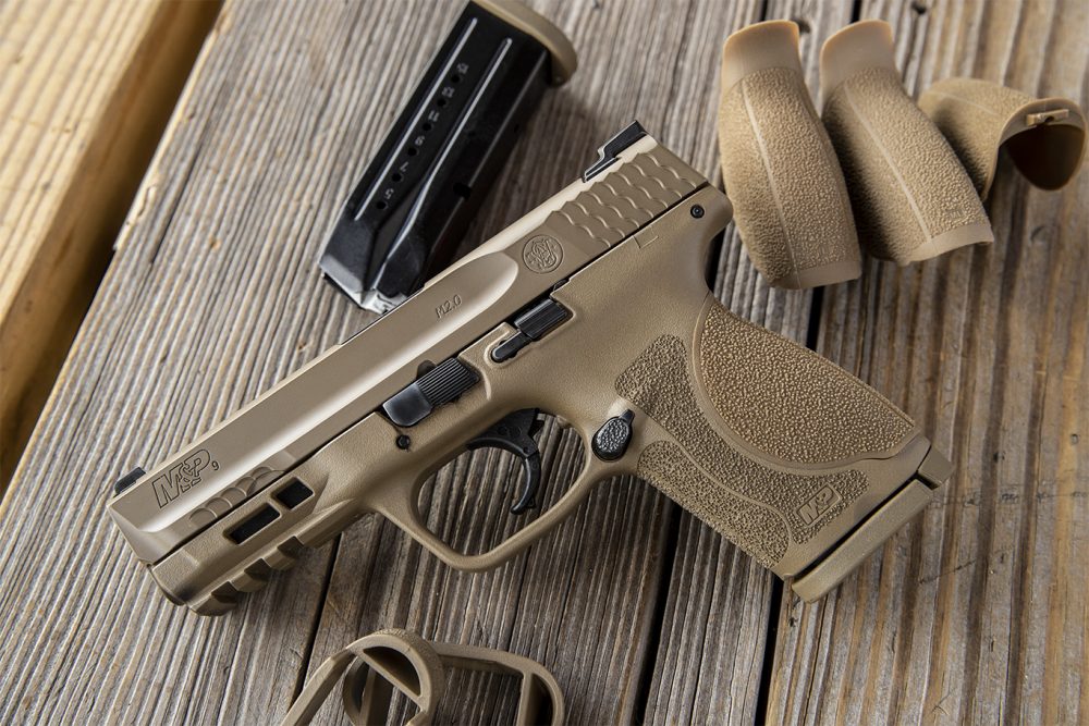 For those wanting something other than the traditional all-black format common to the M&P M2.0 Compact series, Smith now has the handgun in a version that is somewhat more flatter, darker and earthier. (Photo: S&W)