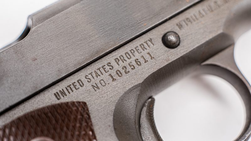 Remington Rand M1911A1 markings