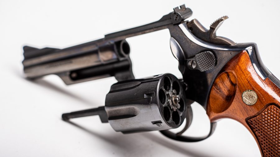 The standard Model 19 is runs a 4-inch barrel with a ramp front sight and adjustable rear. Although chambered in .357 Magnum, they also accommodate .38 Special rounds as well. (Photo: Richard Taylor/Guns.com