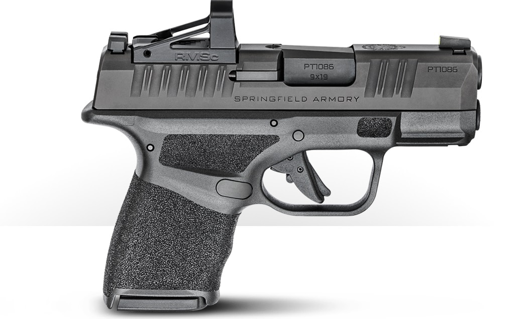 Offered in both a standard and OSP (Optical Sight Pistol) configuration, the latter uses a milled slide intended for micro red dots such as the JP Enterprises JPoint and Shield RMSc.