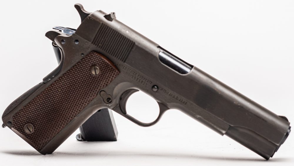 Some 1.9 million of these handguns were produced during the war by not only Colt but also Ithaca, Remington Rand, Union Switch & Signal and Singer at an average cost of $15. They were only replaced by the M9, a modified Beretta 92, in 1986. (Photo: Richard Taylor/Guns.com)