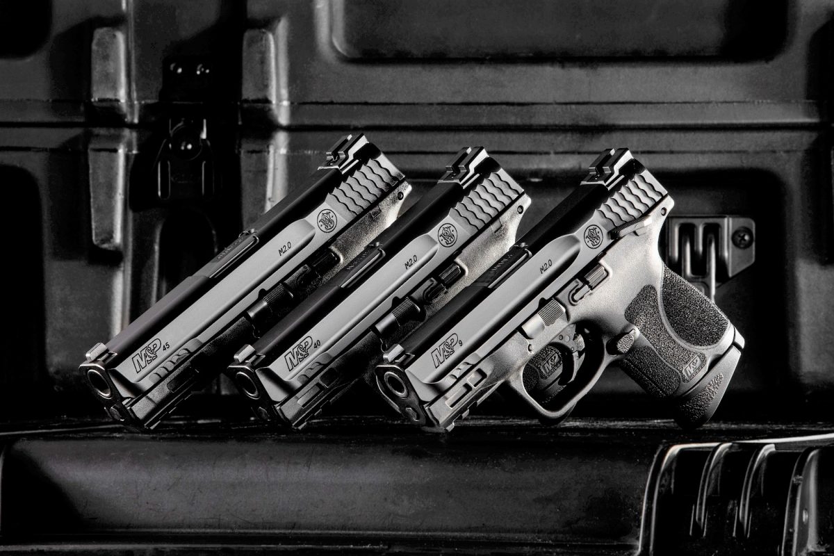 S&W's new M&P M2.0 Subcompact pistol series is offered in 9mm, .40S&W and .45ACP, both with and without a thumb safety. (Photo: S&W)
