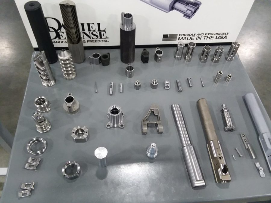 Besides making barrels and receivers, Daniel Defense makes over 50 components in-house, ranging from bolts to suppressor baffle cores.