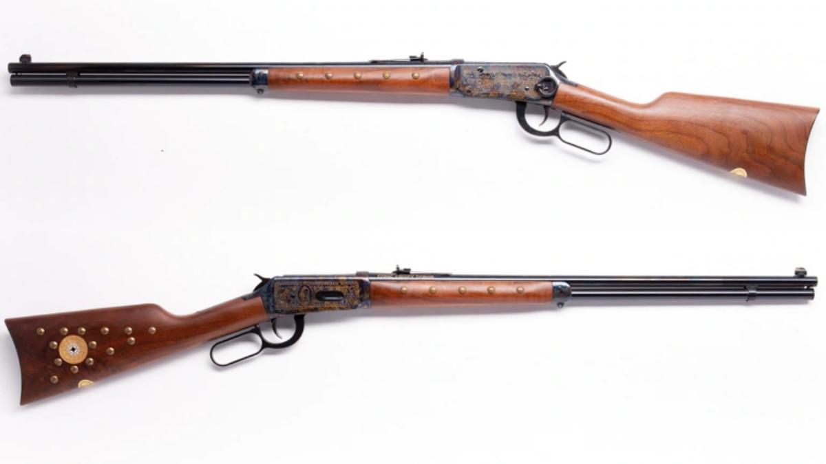 Model 1894 Chief Crazy Horse is a lever-action rifle chambered in 38-55 Win. A 24-inch barrel