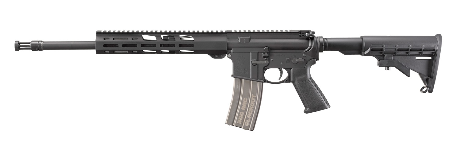 The overall length is 33-inches with the six-position M4 style stock fully collapsed and 36.25 with it fully extended. Weight is 6.4-pounds.