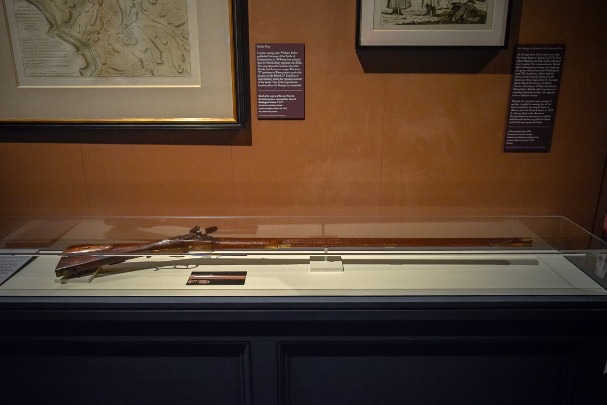 "The Continental Army riflemen often carried rifles like this one when going head-to-head against the British light infantry," said the Museum of the American Revolution.