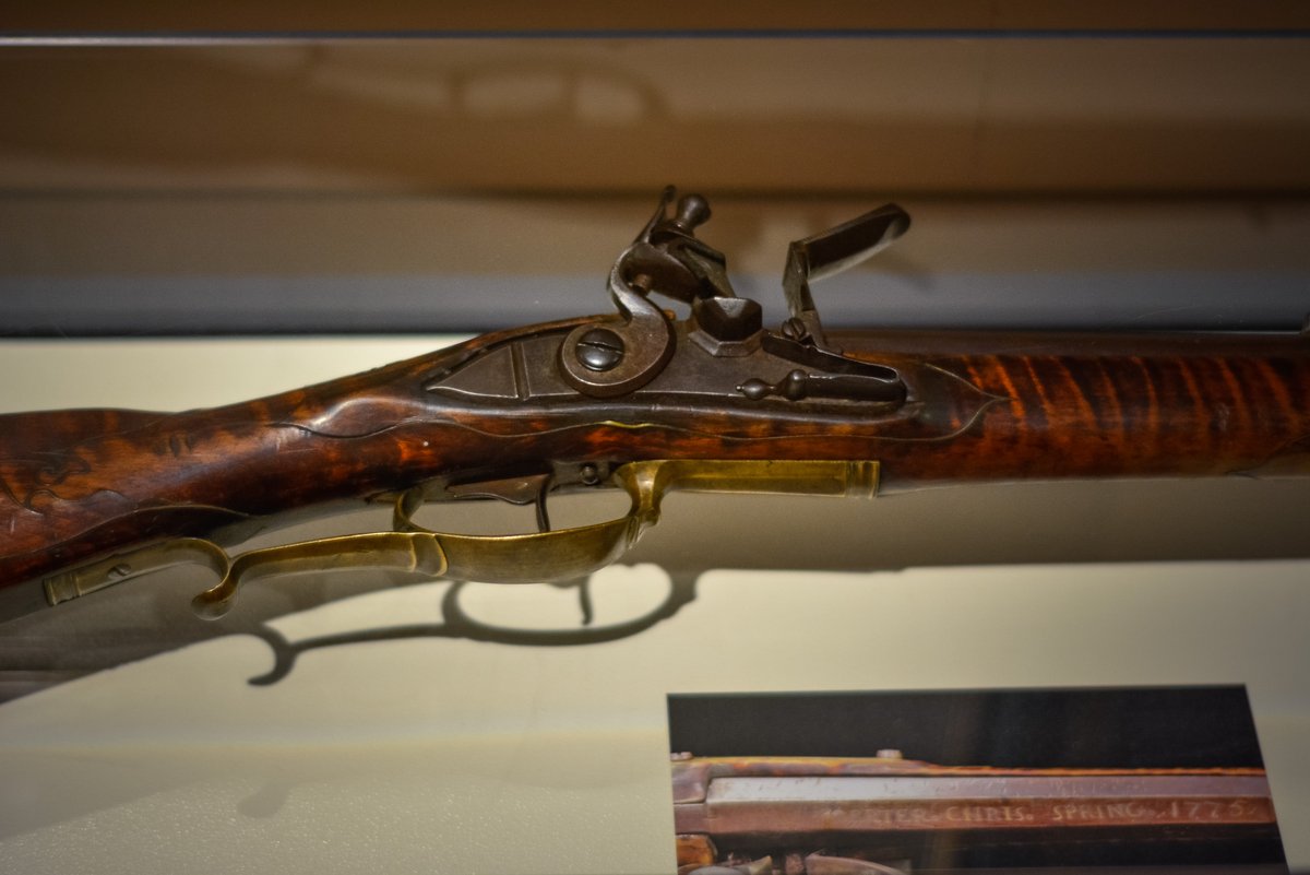 The 1775-dated Oerter rifle, recently returned to public display for the first time since it was stolen in 1971. (Photo: Museum of the American Revolution)