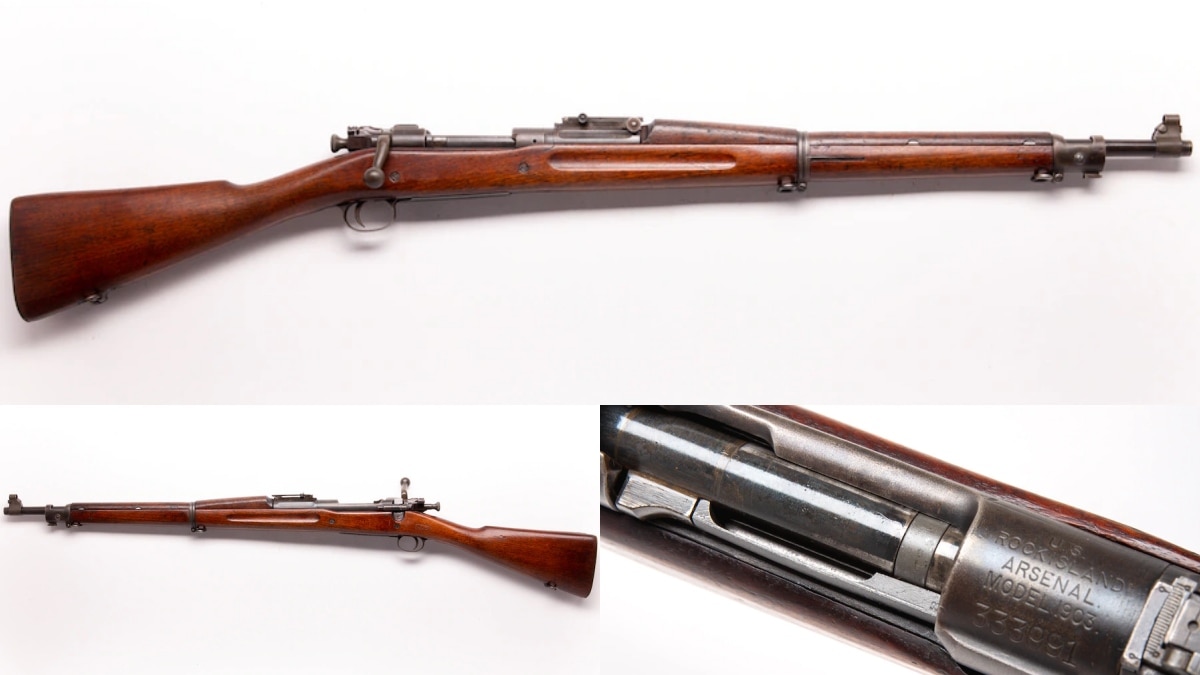 1918 RIA receiver but with a Springfield 1927 marked barrel M1903