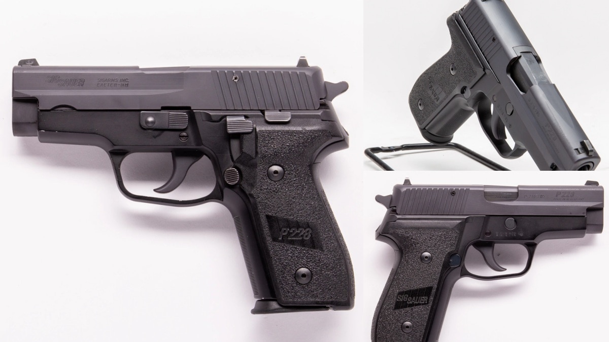 1990s West German P228 Sig Sauer as does this example