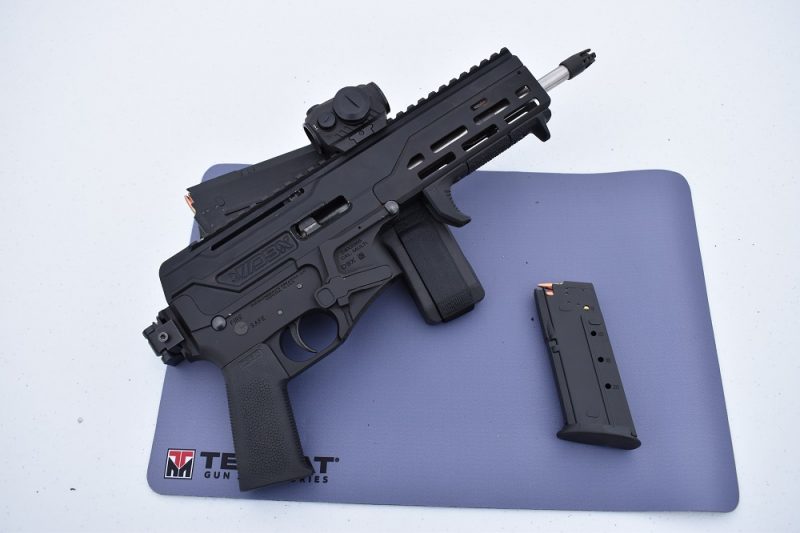 Diamondback has a new 5.7x28mm pistol, the folding braced DBX