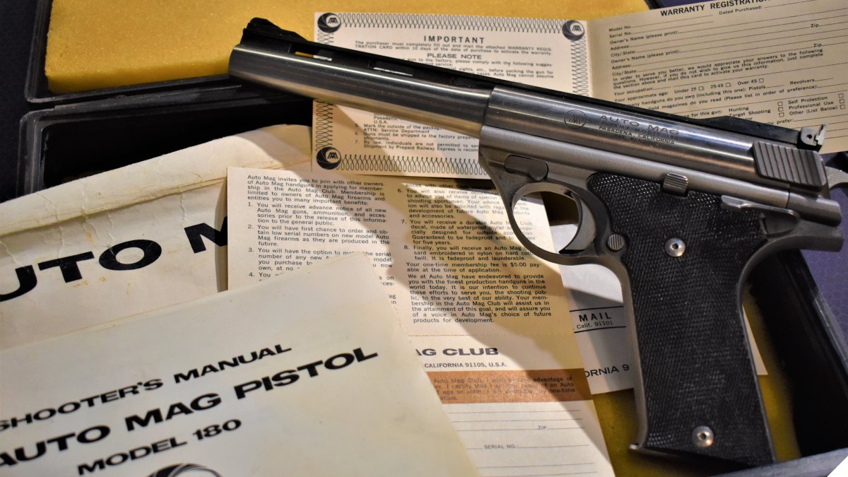 Dirty Harry & Mack Bolan's Big Thunder The Auto Mag Pistol in .44 AMP