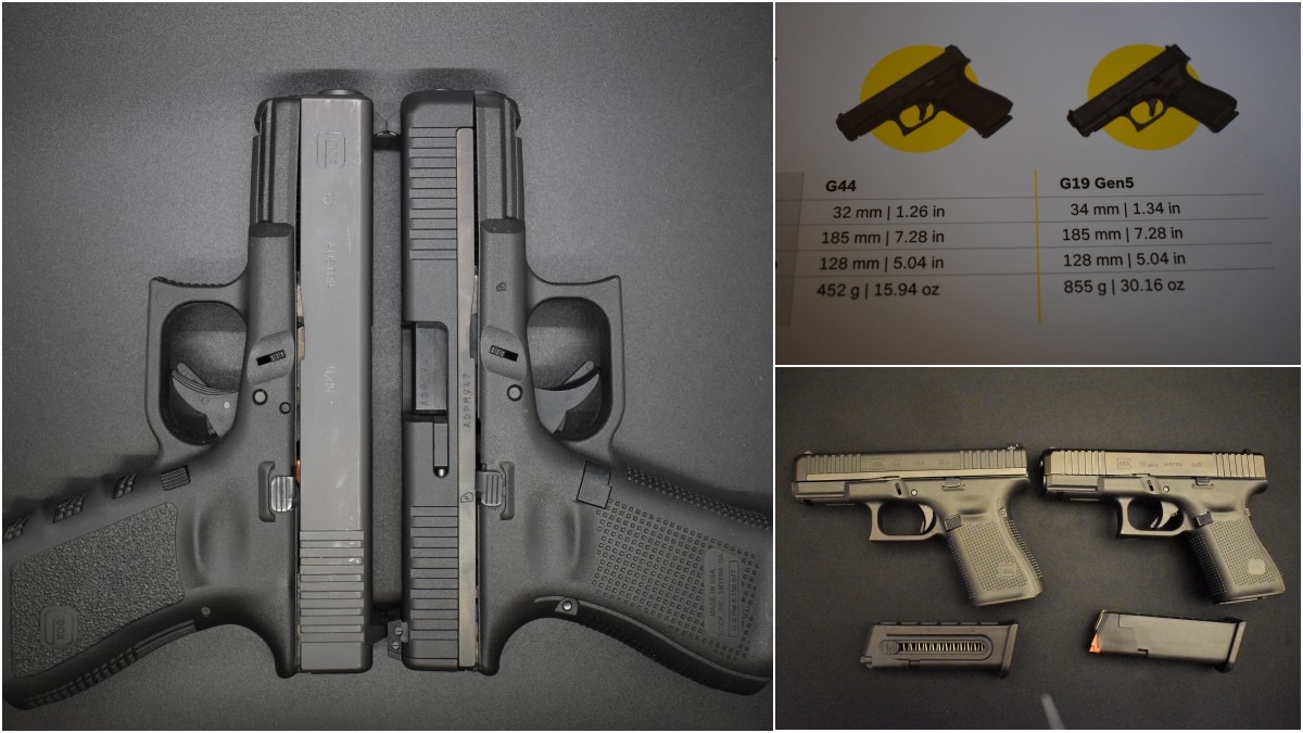 Glock G44 22LR Compared to Glock G19
