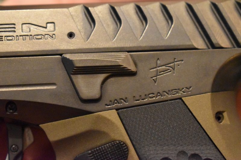 Only Alien Signature 500 pieces are being produced, with each numbered pistol bearing the engraved signature of famed firearms designer, Jan Lucansky.