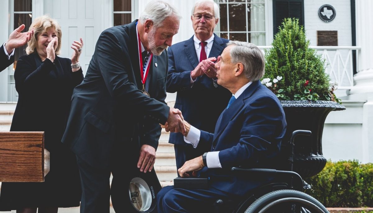 Texas Governor Presents 1st Ever State Medal of Courage to Jack Wilson