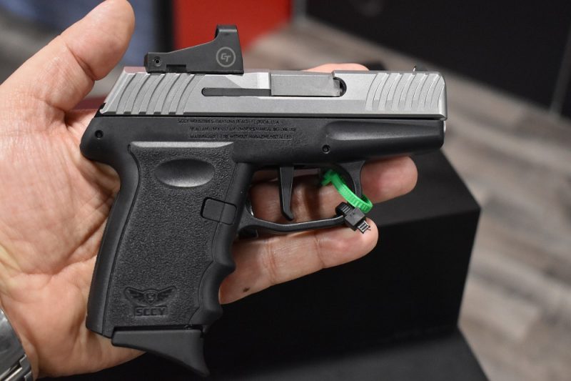 The new DVG-1, with a flat-faced straight trigger that breaks at 5.5-pounds, is also available in a CTS-1500-equipped version.