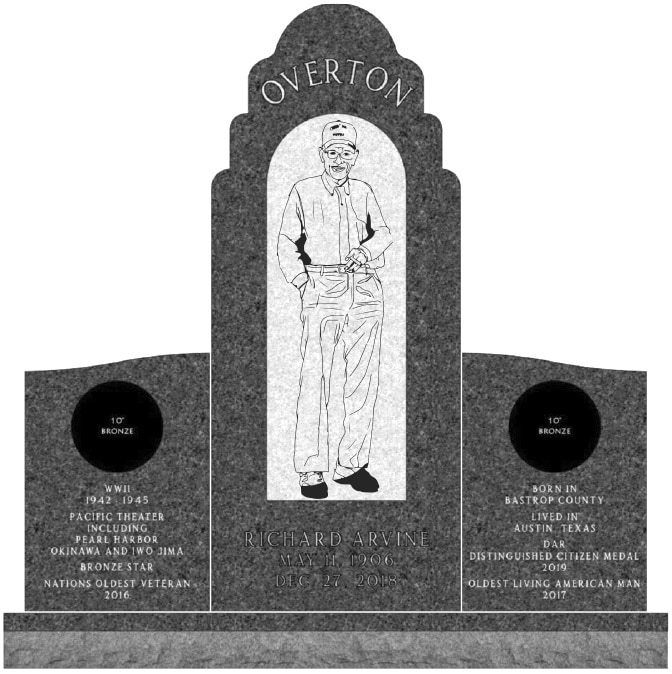 richard overton veteran grave memorial austin texas
