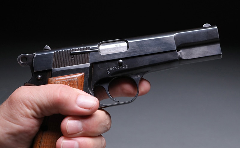 Browning Hi-Power 9mm handgun collectible