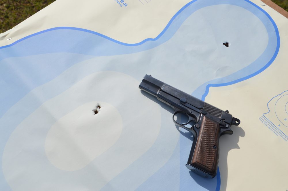 Mozambique drill triple tap 2+1 with a Browning Hi-Power