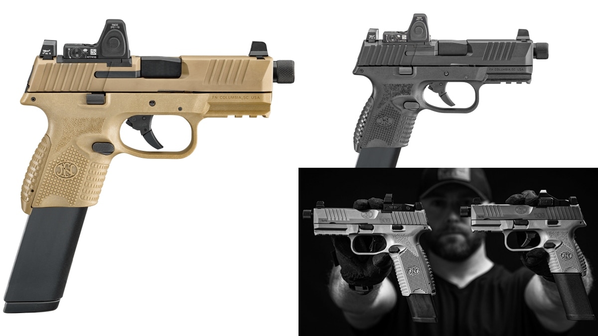 Optics-Ready FN 509 Compact Tactical 9mm in Black and FDE a