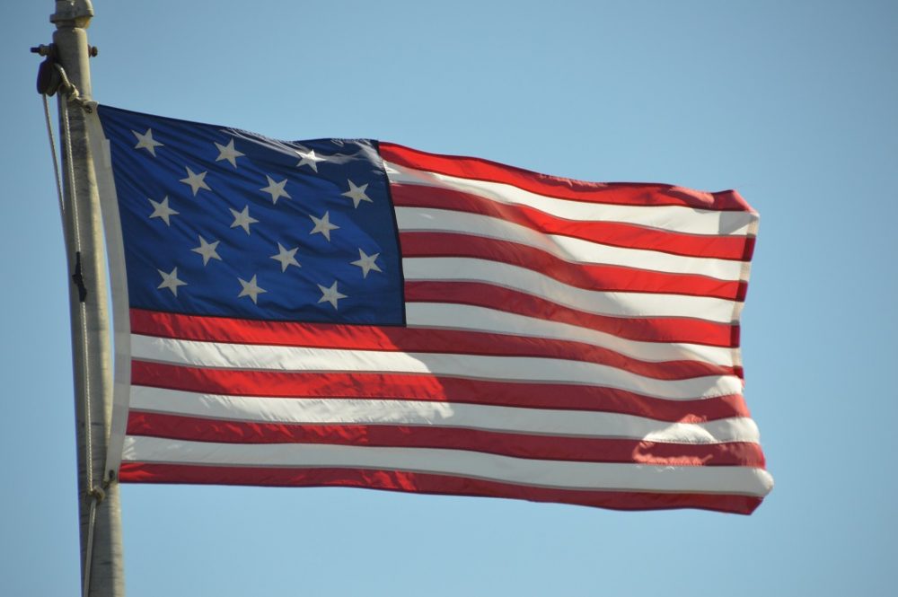 The 15-star/15-stripe flag was one of the country's first, flown from 1795 through 1818 and Americans fought under it in the Barbary Wars and the War of 1812 where it was immortalized by poet Francis Scott Key during the bombardment of Fort McHenry, The Star Spangled Banner. There have been over 27 versions of the U.S. flag, with the current 50-star variant the standard since July 4, 1960, when Hawaii became the 50th state. (Photo: Chris Eger/Guns.com)