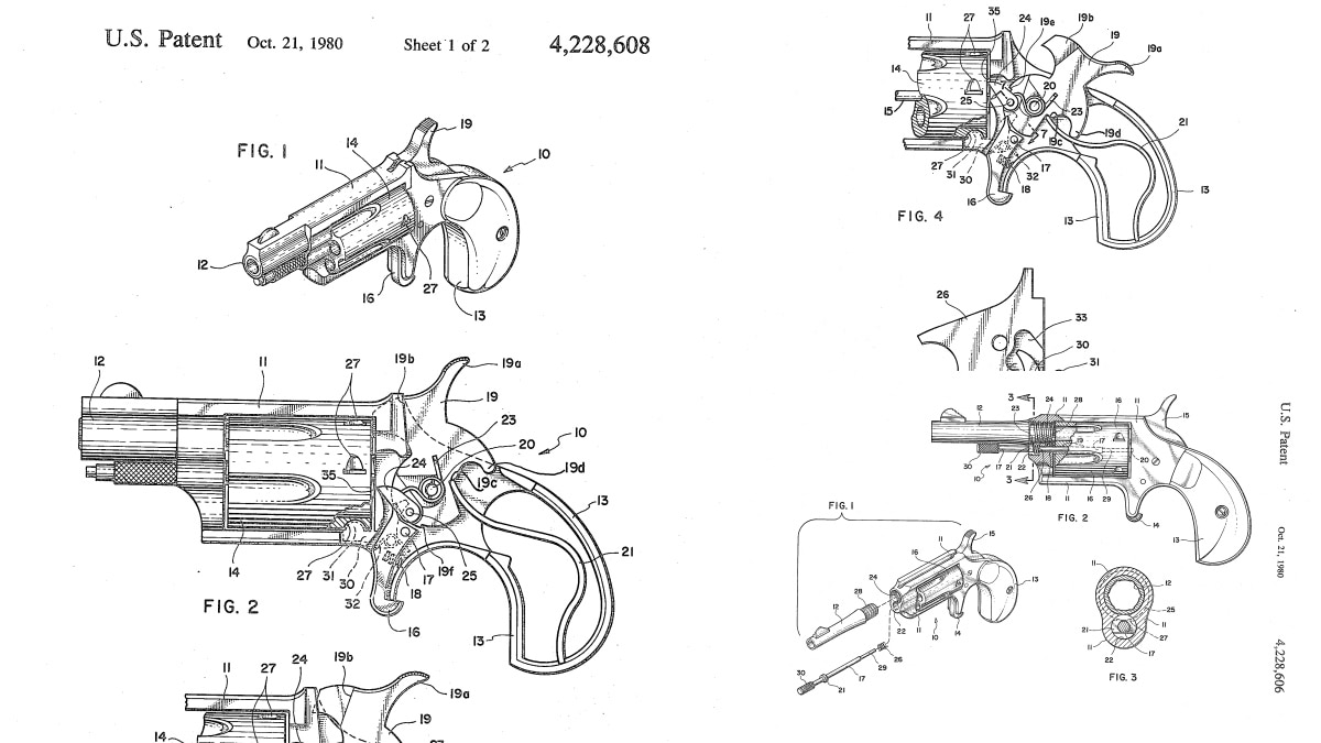 Casull patents mini revolvers