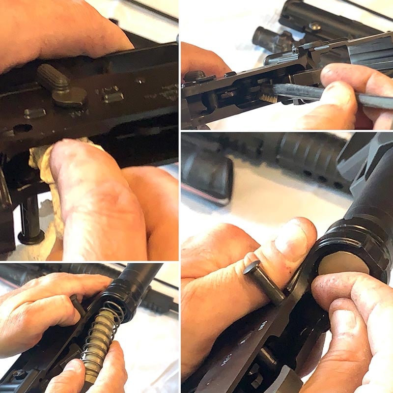 AR-15 cleaning