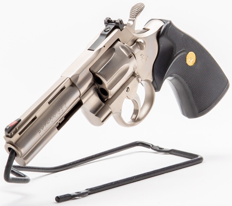 The Colt Python revolver chambered in .357 Magnum/.38 Special.